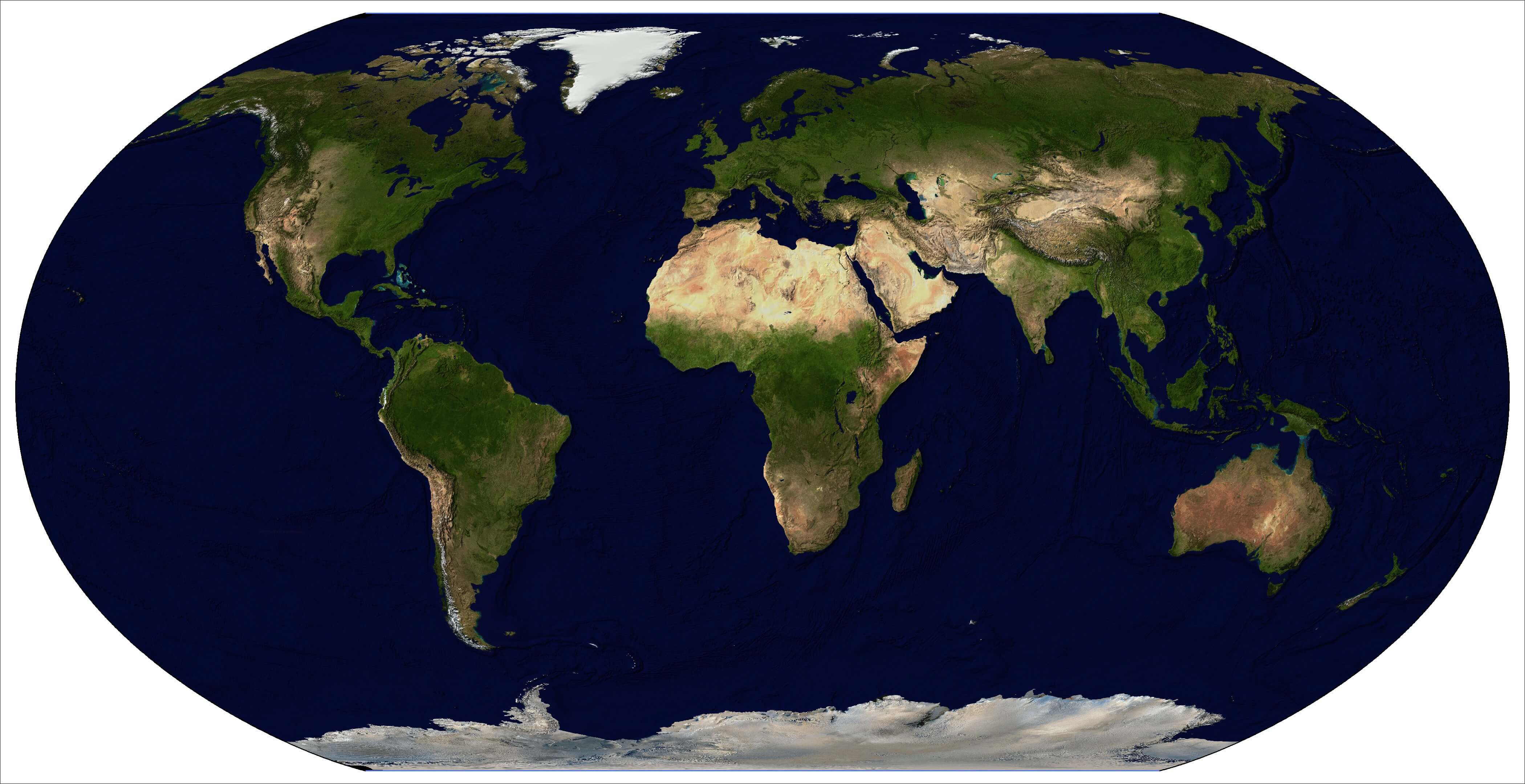 World Maps – Political, Physical, Satellite, Time Zones & Printable Maps 25 Satellite World Map